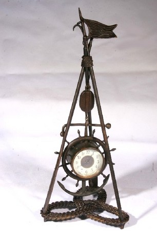 A 1930s American novelty nautical clock