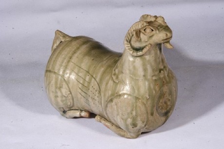 A Chinese Tang dynasty porcelain Ram