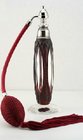 DECO RUBY OVERLAY ATOMIZER SCENT PERFUME BOTTLE