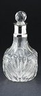 SILVER COLLAR  DRESSING TABLE SCENT PERFUME BOTTLE