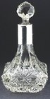 SILVER NECK DRESSING TABLE SCENT PERFUME BOTTLE