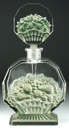 POSSIBLY HOFFMAN ART DECO SCENT PERFUME BOTTLE