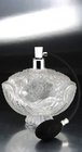 DECO FIGURAL MOULDED GLASS SCENT PERFUME SPRAY ATOMIZER