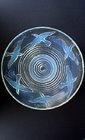 FRENCH DECO OPALESCENT SEAGULLS BOWL, SIGNED 