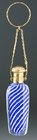 BLUE & WHITE CLICHY TYPE CASED SCENT PERFUME BOTTLE