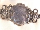 17th C TUDOR / STUART SILVER BROOCH PIN Georgian clasp