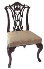 Chippendale period revival mahogany side chair