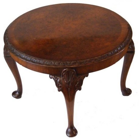 Walnut antique coffee table