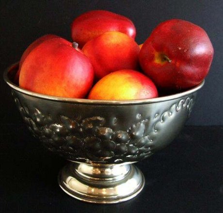 Silver plated punch/fruit bowl