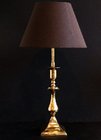 Antique brass table lamp