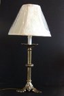 Antique brass table lamp