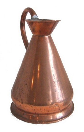 Victorian copper jug