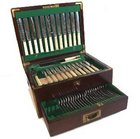 Boxed 12 piece cutlery set by Thomas Turner and co