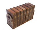 Victorian Mahogany and Brass Extending Book Ends