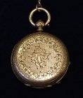 Victorian silver pocket watch