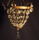 Small Edwardian purse chandelier