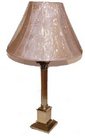 Very large 20th Century brass table lamp