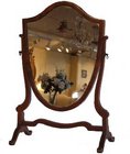 Edwardian mahogany dressing table mirror