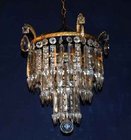 Antique albert drop chandelier