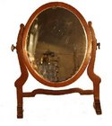 Small Edwardian mahogany dressing table mirror