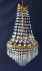 Beautiful 1930 icicle drop chandelier