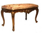 Antique gilt stool