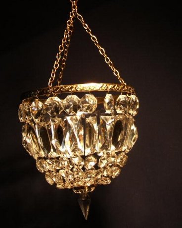 Edwardian antique purse chandelier