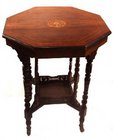 Beautiful Victorian rosewood inlaid occasional table