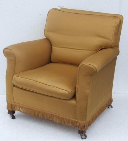 Comfortable Edwardian armchair