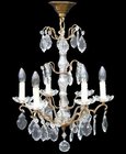 Edwardian French Louis XV style 6 arm chandelier