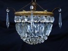 Circa 1900 Pair of Matching Purse Chandeliers
