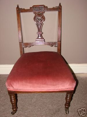 Superb Early c19th Nursing Chair Carved Back