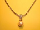 Ciro Austrian Crystals and Large Pearl Necklace