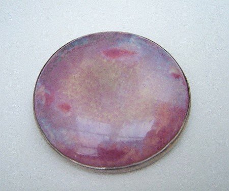Arts and Crafts Large Ruskin Cabochon Brooch
