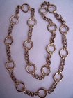 Vintage Fancy Gold Rings Necklace 