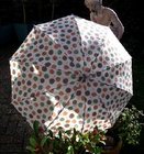 Vintage Lucite Crook Handle Umbrella F.D. Watling