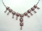 Austro-Hungarian Amethyst Pink Gems and Enamel Necklace