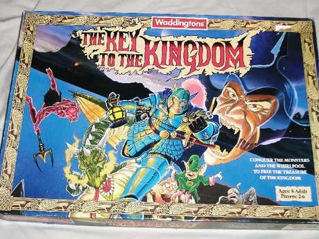 THE KEYS TO THE KINGDOM VINTAGE BOARD GAME