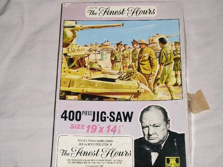 CHURCHILL;  THE FINEST HOURS (BASED ON MOVIE) TOWER PRESS