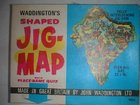 SHAPED JIG-MAP  WADDINGTONS  