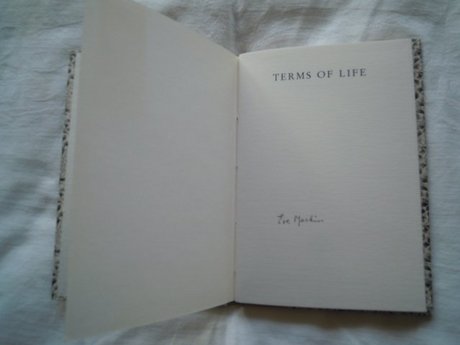 TERMS OF LIFE  EVE MACHIN printed by Brotherhood of Ruralists  