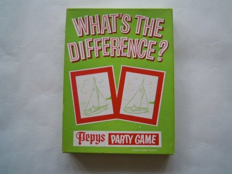 What's The Difference : A Vintage Pepys Party Game