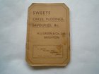 SWEETS Cakes, Puddings, Savouries, etc.  H J GREEN & CO.LTD