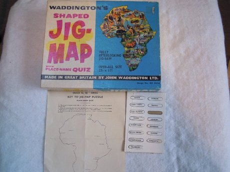 AFRICA JIG-MAP DESIGN NO.422