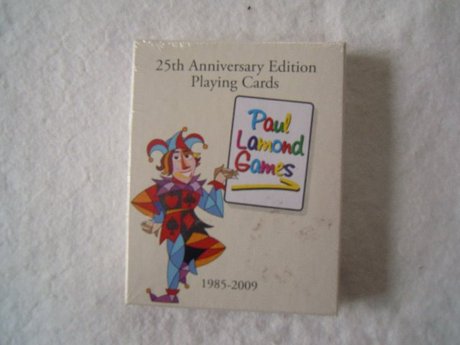 25TH ANNIVERSARY EDITION PAUL LAMOND PLAYING CARDS 1985-2009