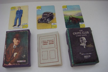 Crime Club Card Game : Peter Cheyney : Pepys Game