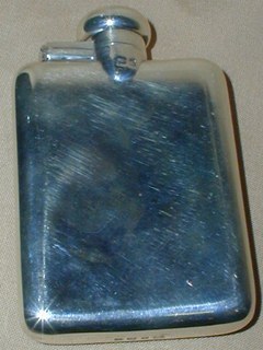 Silver Spirit Flask