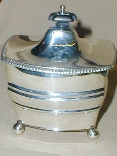 Silver Tea Caddy