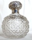 Silver Topped Perfume Bottle