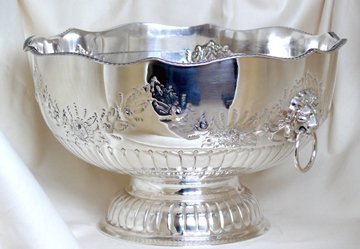 Silverplated Punch bowl